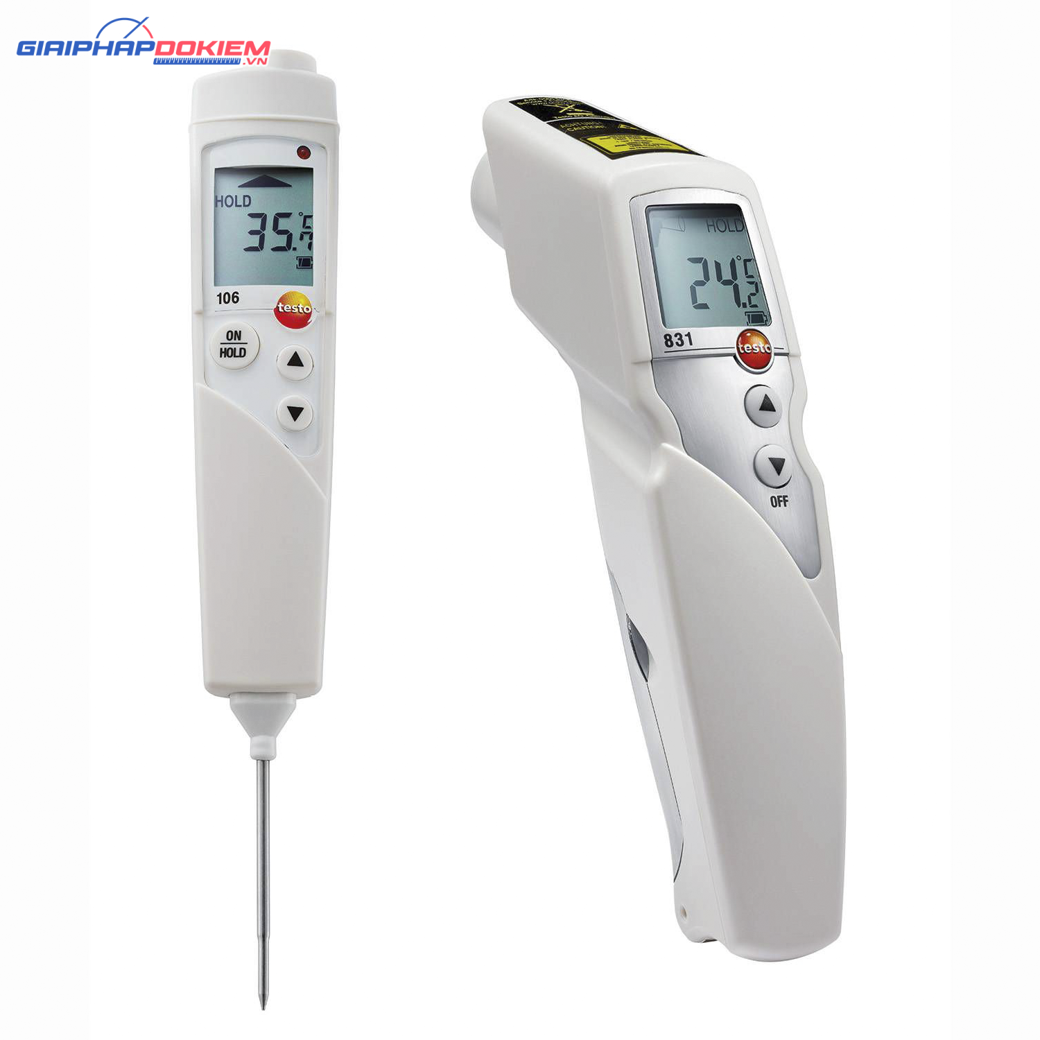 Máy đo nhiệt hồng ngoại Testo 831 kèm đầu đo Testo 106 3 Máy đo nhiệt hồng ngoại Testo 831 kèm đầu đo Testo 106