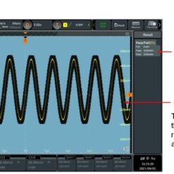 may hien song oscilloscope rigol dho1104 100mhz 4 kenh 2