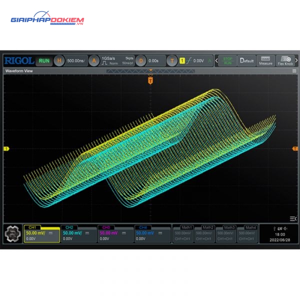 Máy hiện sóng oscilloscope Rigol DHO1204 (200Mhz, 4 kênh) 16 Máy hiện sóng oscilloscope Rigol DHO1204 (200Mhz, 4 kênh) - Ảnh 7