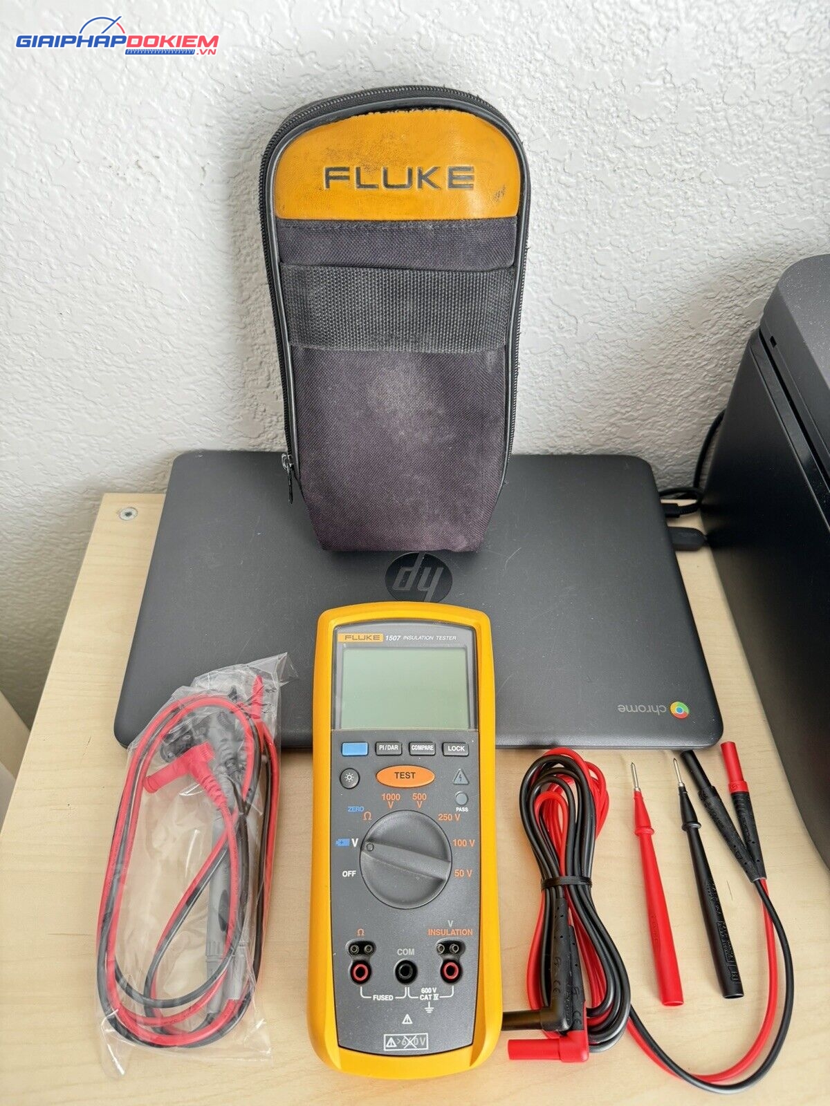 MÁY ĐO ĐIỆN TRỞ CÁCH ĐIỆN FLUKE 1507 (1000V, 10GΩ) 24 MÁY ĐO ĐIỆN TRỞ CÁCH ĐIỆN FLUKE 1507 (1000V, 10GΩ) - Ảnh 11