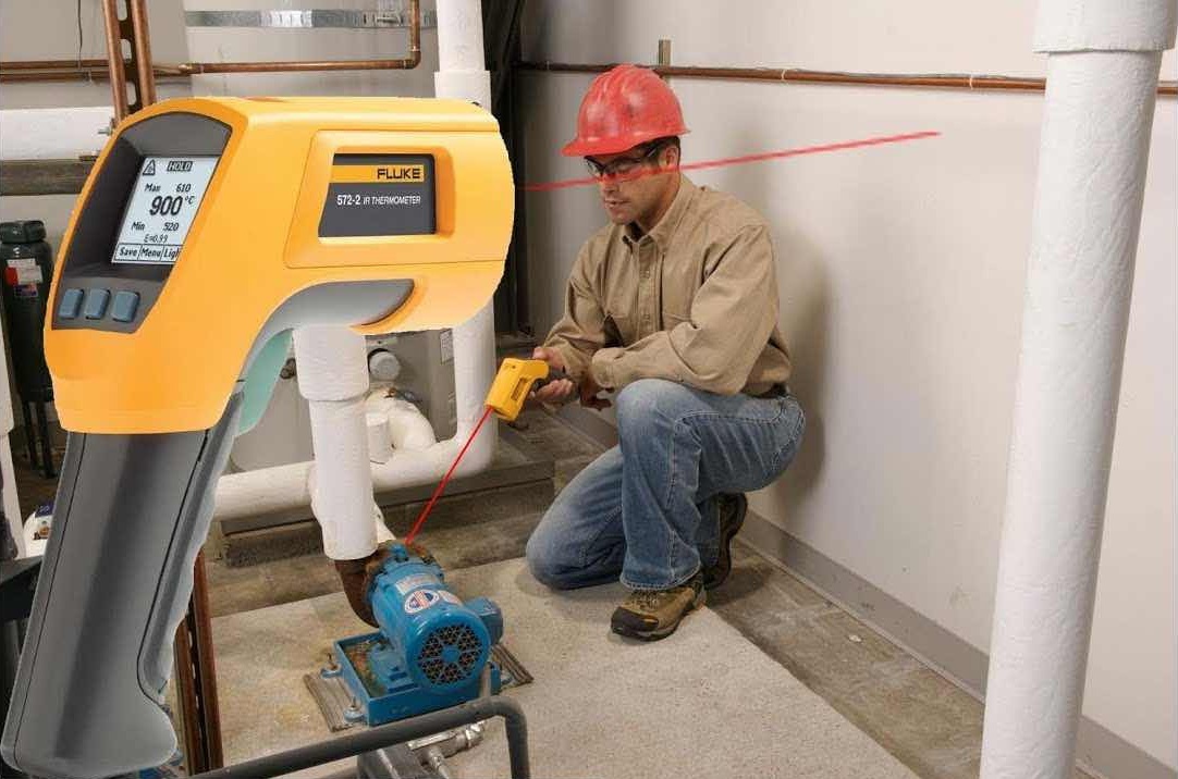 Máy đo nhiệt độ bằng hồng ngoại FLUKE 572-2 (Fluke 572-II) 19 Máy đo nhiệt độ bằng hồng ngoại FLUKE 572-2 (Fluke 572-II) - Ảnh 9