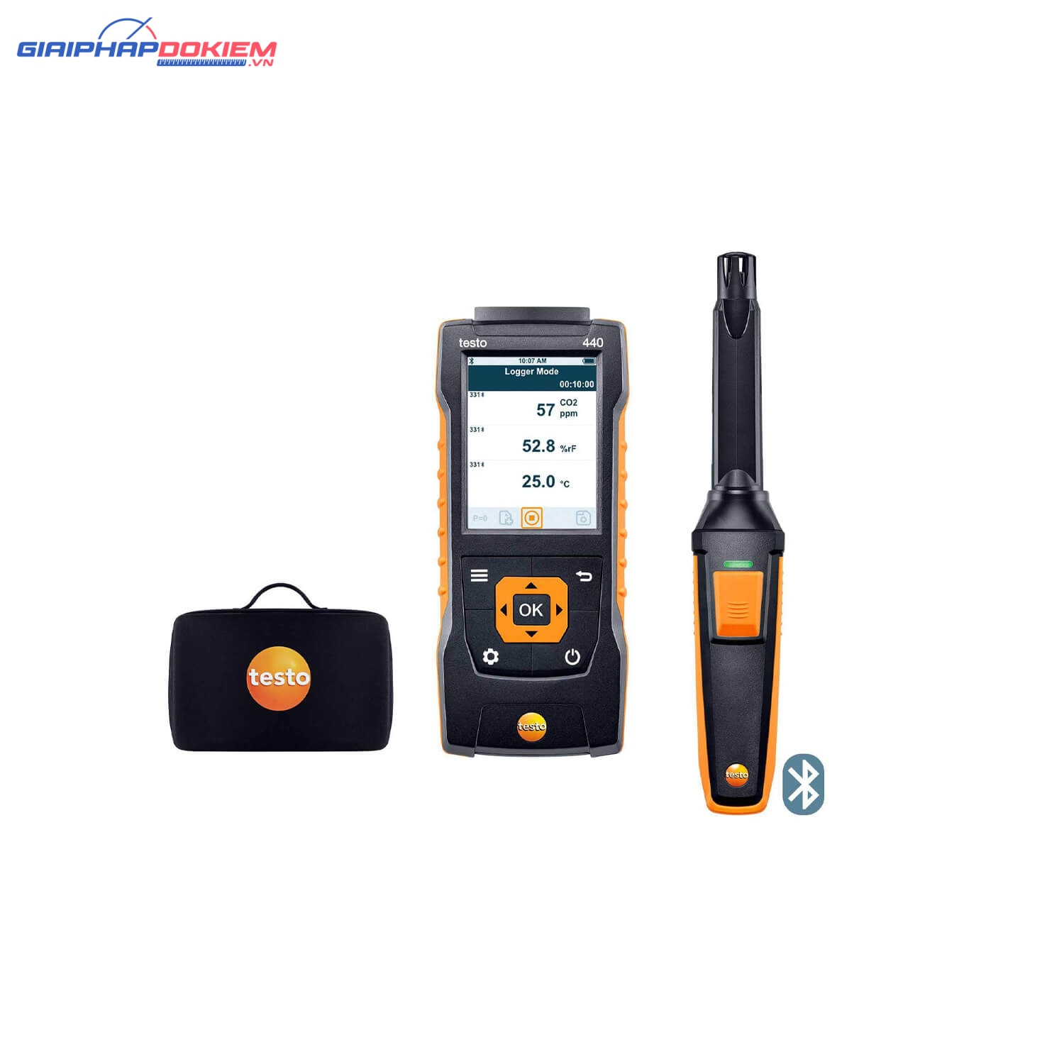 Bộ đo CO2 (Bluetooth) Testo 440 0563 4405 1 Bộ đo CO2 (Bluetooth) Testo 440 0563 4405