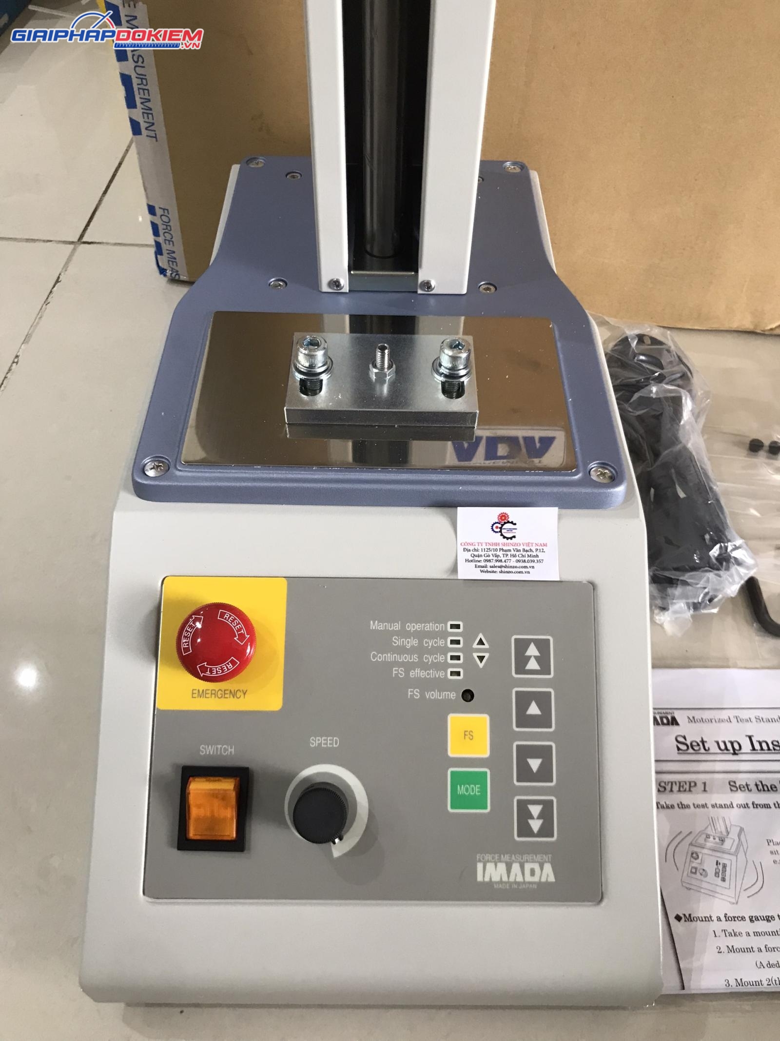 Chân đế máy đo lực IMADA MX-500N 6 Chân đế máy đo lực IMADA MX-500N - Ảnh 3