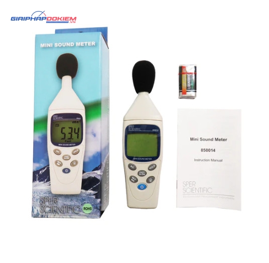Máy đo độ ồn Sper Scientific 850014 5 Máy đo độ ồn Sper Scientific 850014 - Ảnh 2