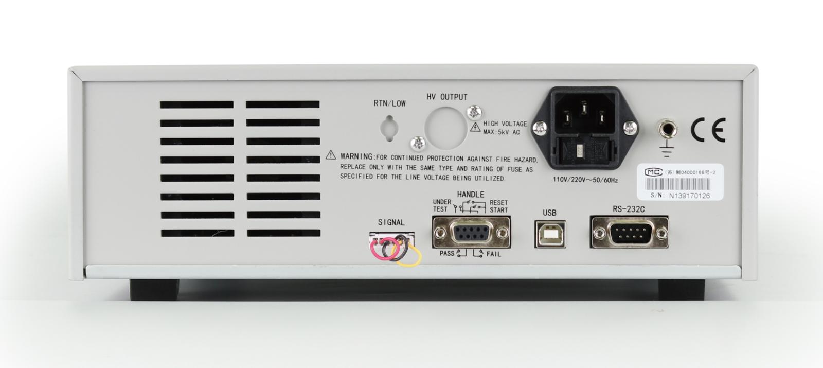 Máy kiểm tra Hipot TongHui TH9320 3 Máy kiểm tra Hipot TongHui TH9320 - Ảnh 2