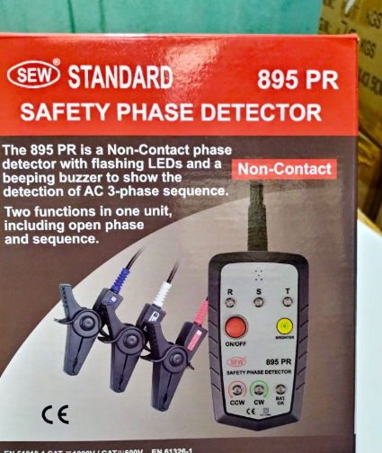 Thiết bị kiểm tra thứ tự pha SEW 895 PR ( Đầu kẹp không tiếp xúc ) 8 Thiết bị kiểm tra thứ tự pha SEW 895 PR ( Đầu kẹp không tiếp xúc ) - Ảnh 3