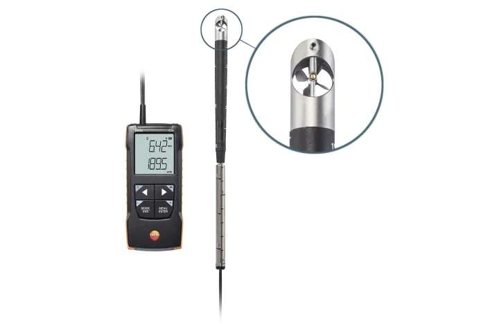 Thiết bị đo vận tốc gió Testo 416 0563 0416 40 m/s 12 Thiết bị đo vận tốc gió Testo 416 0563 0416 40 m/s - Ảnh 5