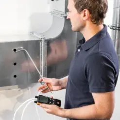 Máy đo chênh lệch áp suất kỹ thuật số Testo 512-1 17 testo 512 1 ventilation duct differential pressure pitot tube