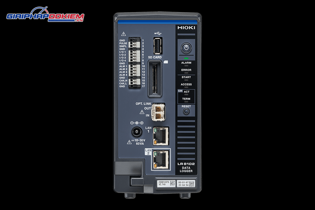 Máy ghi dữ liệu Hioki LR8102 3 Máy ghi dữ liệu Hioki LR8102 - Ảnh 2
