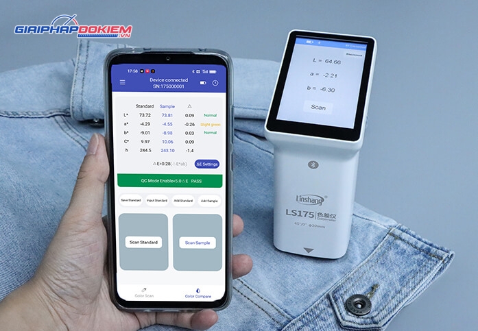 Máy đo màu LINSHANG LS175 8 Máy đo màu LINSHANG LS175 - Ảnh 2