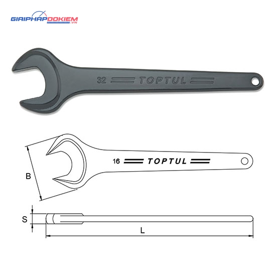 Cờ lê 1 đầu miệng TOPTUL AAAT 1 Cờ lê 1 đầu miệng TOPTUL AAAT