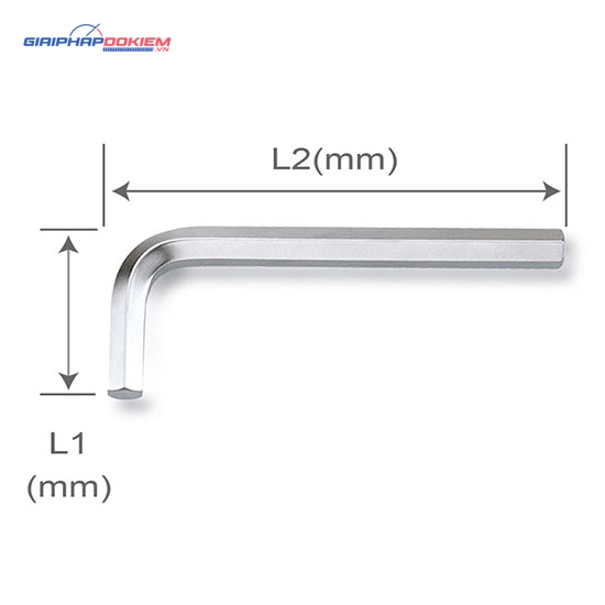 Lục giác chữ L (ngắn) TOPTUL AGAS 1 Lục giác chữ L (ngắn) TOPTUL AGAS