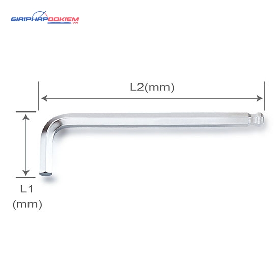 Lục giác L đầu bi (dài) TOPTUL AGBL 1 Lục giác L đầu bi (dài) TOPTUL AGBL