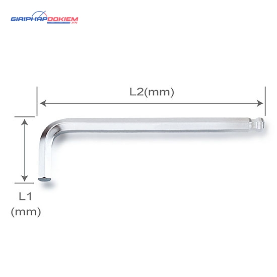 Lục giác L đầu bi TOPTUL AHBL 1 Lục giác L đầu bi TOPTUL AHBL