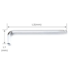 Đại Lý Phân Phối Dụng Cụ Cầm Tay Toptul Chính Hãng, Giá Rẻ 18 Lục giác L đầu bi (dài) TOPTUL AGBEE