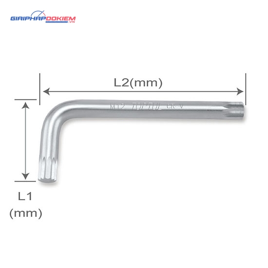 Lục giác L đầu bông TOPTUL AGGS 1 Lục giác L đầu bông TOPTUL AGGS