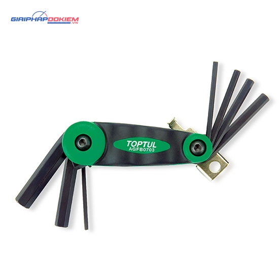 Bộ lục giác 7 chi tiết TOPTUL AGFB 2 Bộ lục giác 7 chi tiết TOPTUL AGFB - Ảnh 2