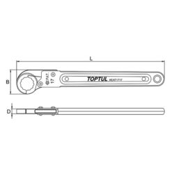 Cờ lê mở tự động TOPTUL AEAT 3 p 160922 07429