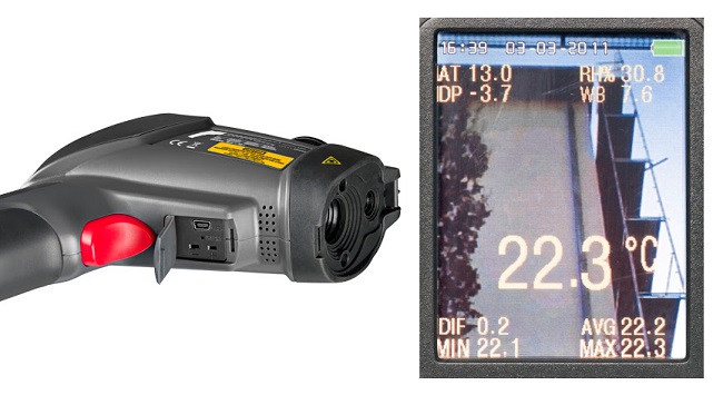 Máy đo nhiệt độ từ xa GEO-Fennel FIRT 1000 Datavision 8 Máy đo nhiệt độ từ xa GEO-Fennel FIRT 1000 Datavision - Ảnh 2