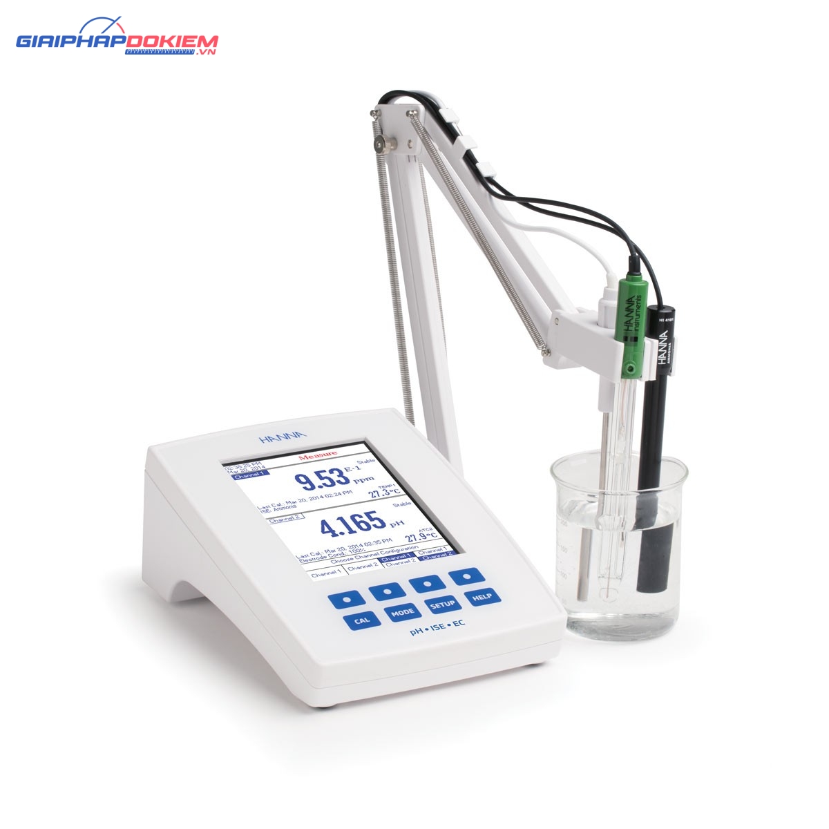 Máy Đo pH/ORP/ISE Và EC/TDS/Độ Mặn/Trở Kháng HANNA HI5522-02 2 Máy Đo pH/ORP/ISE Và EC/TDS/Độ Mặn/Trở Kháng HANNA HI5522-02
