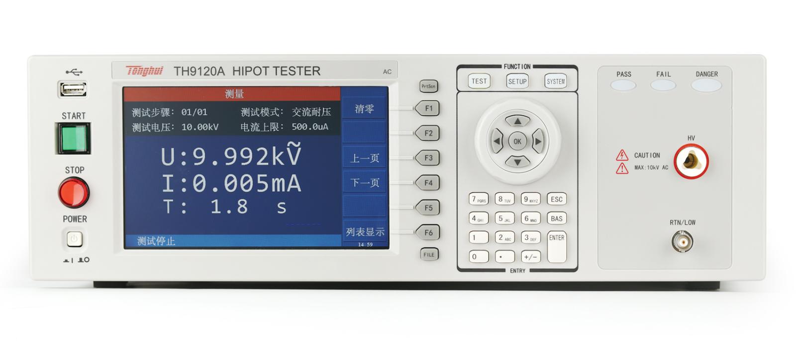 Máy kiểm tra Hipot Tonghui TH9120A 2 Máy kiểm tra Hipot Tonghui TH9120A