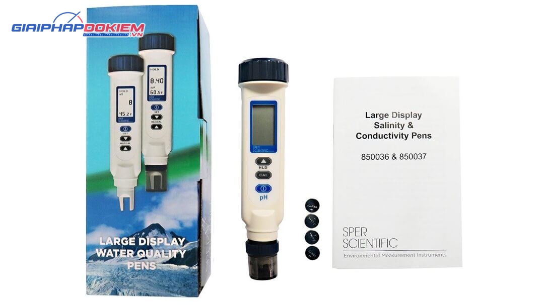 Máy đo độ mặn Sper Scientific 850036 5 Máy đo độ mặn Sper Scientific 850036 - Ảnh 2