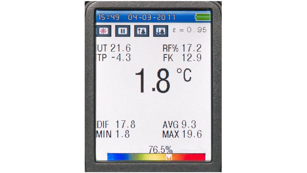 Máy đo nhiệt độ từ xa GEO-Fennel FIRT 1000 Datavision 12 Máy đo nhiệt độ từ xa GEO-Fennel FIRT 1000 Datavision - Ảnh 6