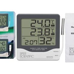Máy đo độ ẩm và nhiệt độ Sper Scientific 800015 8 dong ho nhiet do do am 800015 sper scientific bo may 1080 607 min