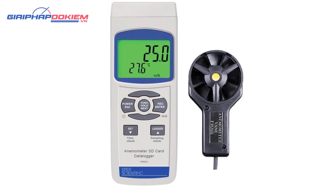 Máy đo gió Sper Scientific 850024 4 Máy đo gió Sper Scientific 850024 - Ảnh 2