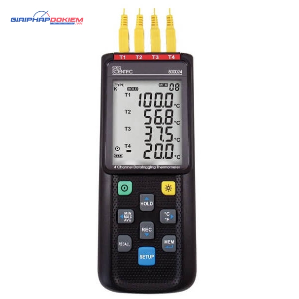 Máy đo nhiệt độ Sper Scientific 800024 5 Sper Scientific 800024
