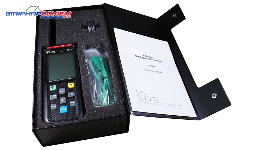 Máy đo nhiệt độ Sper Scientific 800025 7 Máy đo nhiệt độ Sper Scientific 800025 - Ảnh 3