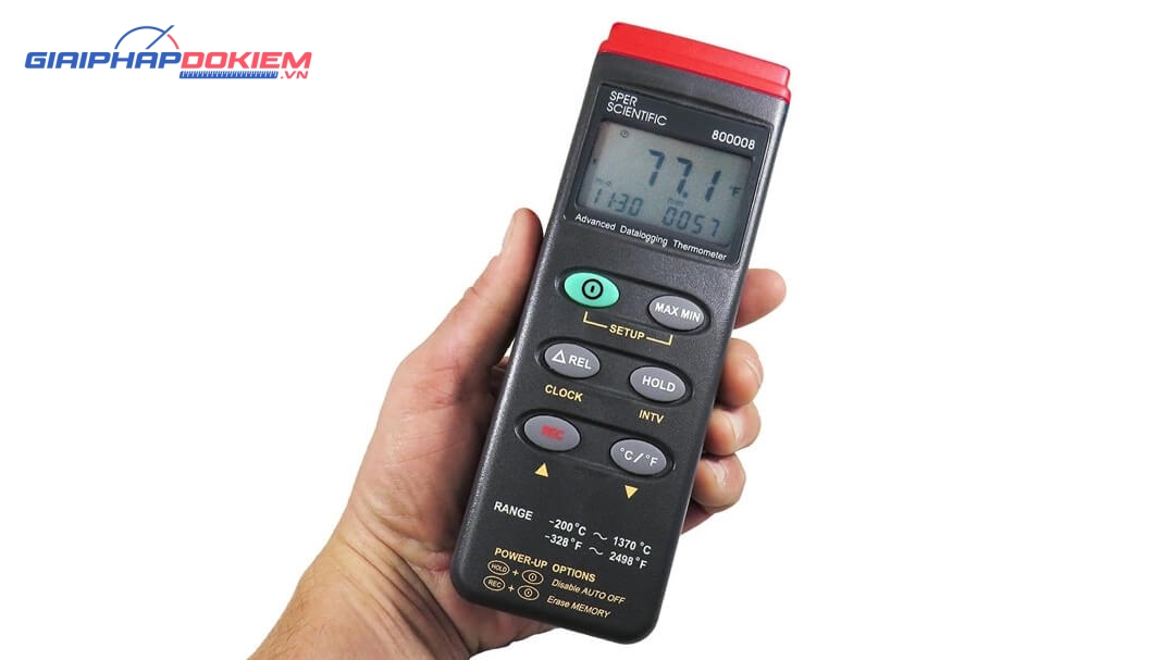 Máy đo nhiệt độ Sper Scientific 800008 6 Máy đo nhiệt độ Sper Scientific 800008 - Ảnh 2