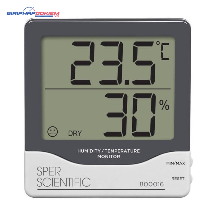 Máy đo độ ẩm và nhiệt độ Sper Scientific 800016 4 Sper Scientific 800016