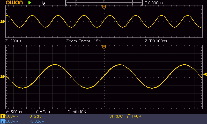 Máy Hiện Sóng Kỹ Thuật Số OWON SDS1102 ( 100 MHz, 1GS/giây ) 16 Máy Hiện Sóng Kỹ Thuật Số OWON SDS1102 ( 100 MHz, 1GS/giây )