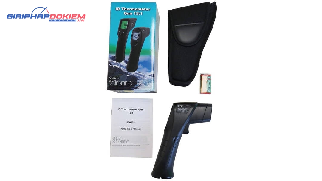 Máy đo nhiệt độ từ xa Sper Scientific 800103 5 Máy đo nhiệt độ từ xa Sper Scientific 800103 - Ảnh 2