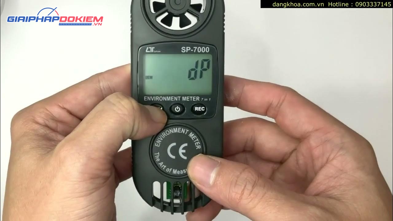 Máy đo môi trường LUTRON SP-7000 4 Máy đo môi trường LUTRON SP-7000 - Ảnh 2