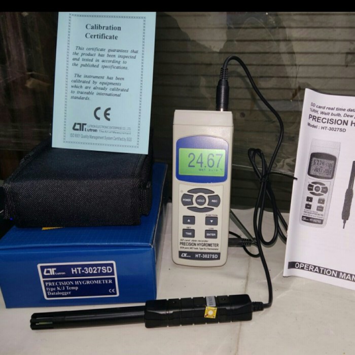 Máy đo độ ẩm chính xác LUTRON HT-3027SD 13 LUTRON HT-3027SD