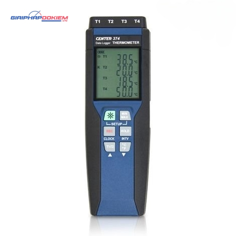 Máy đo nhiệt độ ghi dữ liệu bốn kênh CENTER 374 6 CENTER 374
