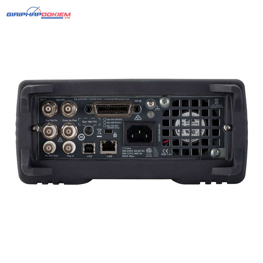 Máy đếm tần số KEYSIGHT 53210A (2CH, 350Mhz) 6 Máy đếm tần số KEYSIGHT 53210A (2CH, 350Mhz) - Ảnh 2