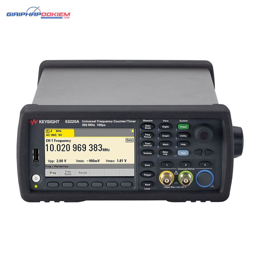 Máy đếm tần số KEYSIGHT 53220A (option 53220A-115) (3CH, 350Mhz; kèm option 53220A-115) 8 Máy đếm tần số KEYSIGHT 53220A (option 53220A-115) (3CH, 350Mhz; kèm option 53220A-115) - Ảnh 4