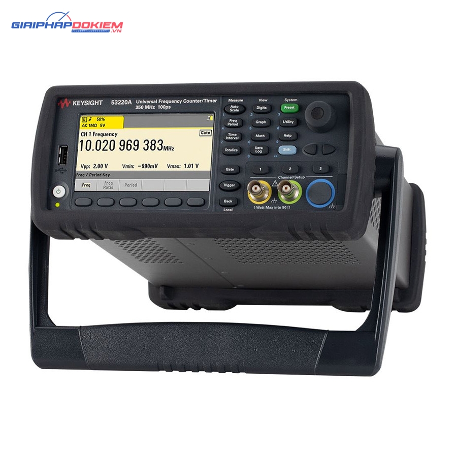 Máy đếm tần số KEYSIGHT 53220A (option 53220A-115) (3CH, 350Mhz; kèm option 53220A-115) 6 Máy đếm tần số KEYSIGHT 53220A (option 53220A-115) (3CH, 350Mhz; kèm option 53220A-115) - Ảnh 2