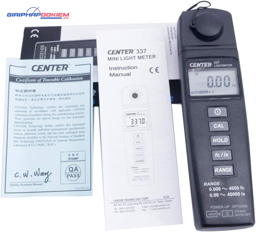 Máy đo cường độ ánh sáng Center 337 10 Máy đo cường độ ánh sáng Center 337 - Ảnh 4