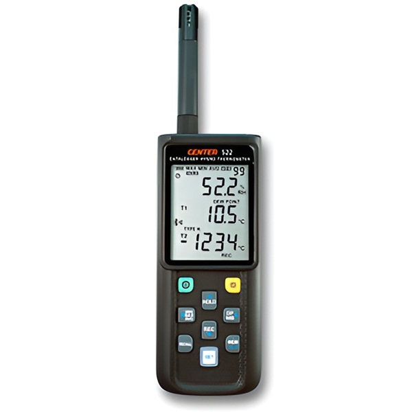 Nhiệt kế ẩm kế ghi dữ liệu không dây CENTER 522 (Loại K/J/E/T/N/R/S, Bluetooth) 3 Nhiệt kế ẩm kế ghi dữ liệu không dây CENTER 522 (Loại K/J/E/T/N/R/S, Bluetooth)