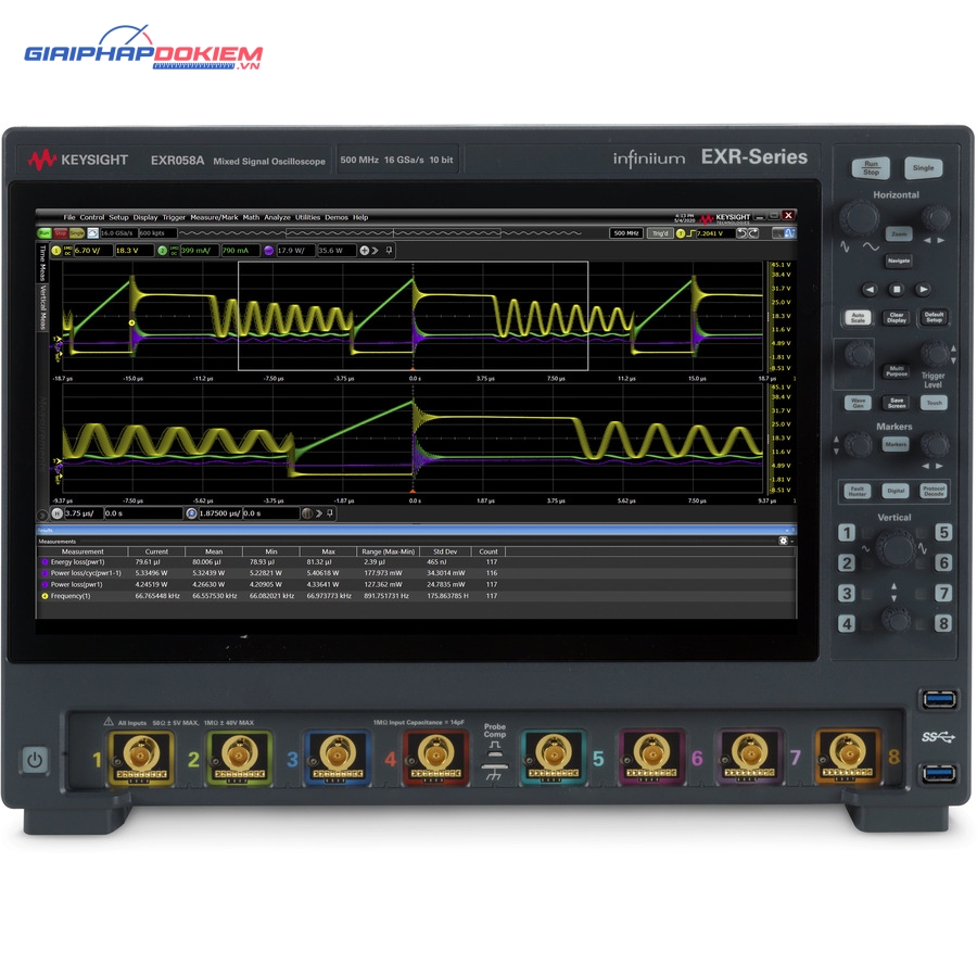 Máy hiện sóng số KEYSIGHT EXR058A 6 Máy hiện sóng số KEYSIGHT EXR058A