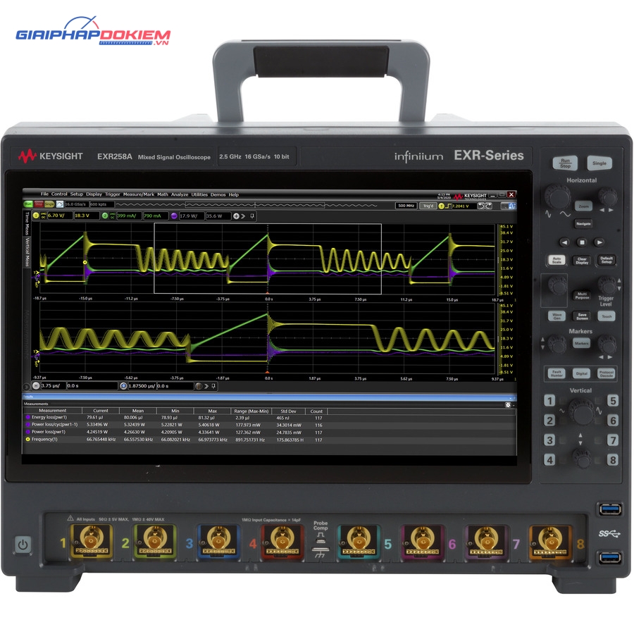 Máy hiện sóng số KEYSIGHT EXR258A 7 Máy hiện sóng số KEYSIGHT EXR258A - Ảnh 2