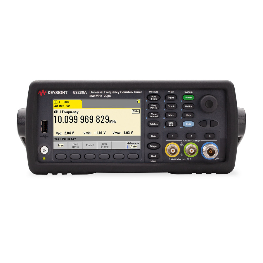 Máy đếm tần số KEYSIGHT 53230A (3CH, 350Mhz)