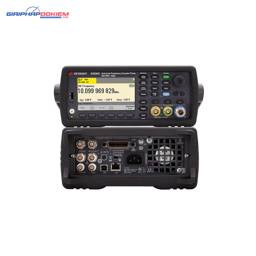 Máy đếm tần số KEYSIGHT 53230A (3CH, 350Mhz) 8 Máy đếm tần số KEYSIGHT 53230A (3CH, 350Mhz) - Ảnh 4