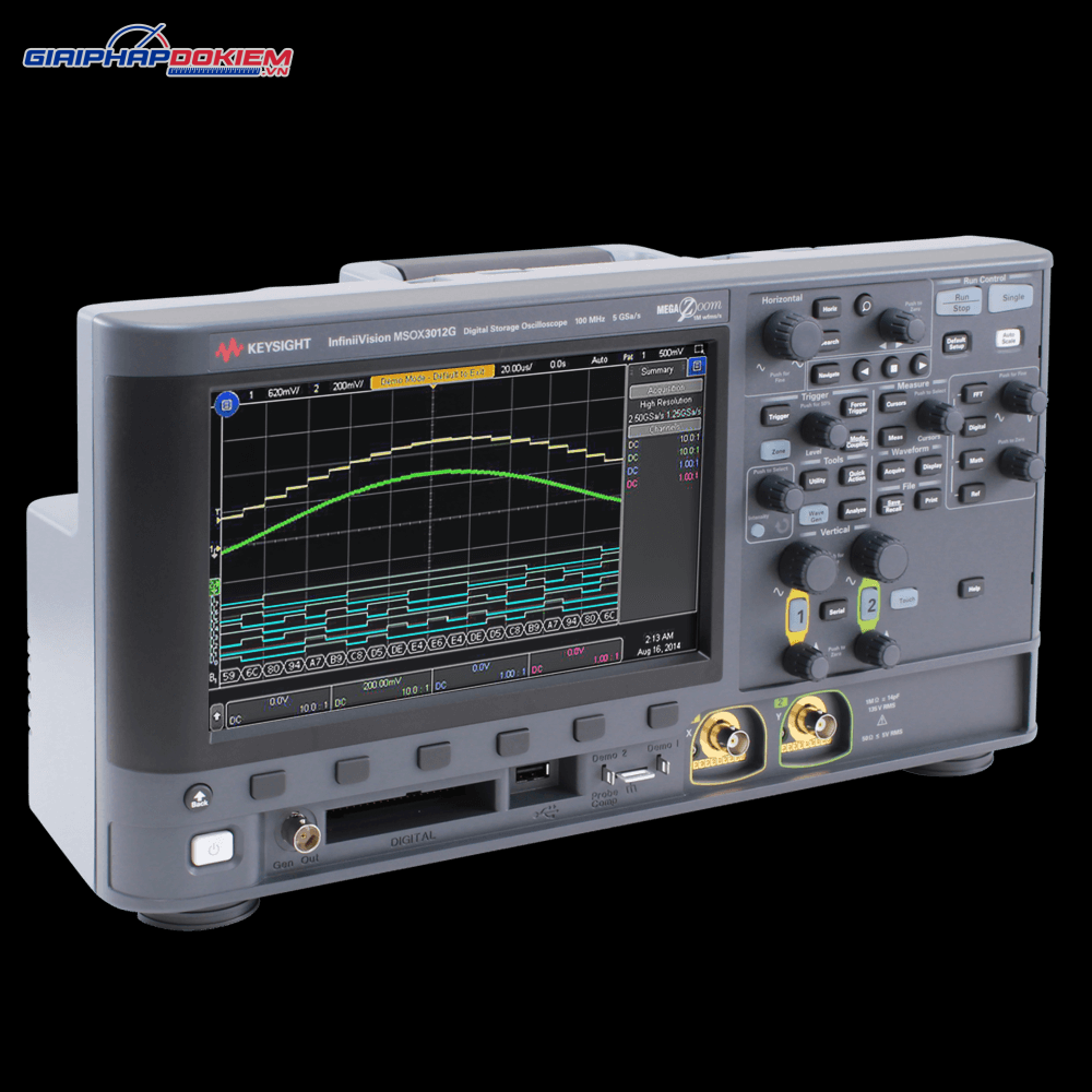 Máy hiện sóng số KEYSIGHT DSOX3012G (100 MHz; 5 GSa/s, 2CH) 3 Máy hiện sóng số KEYSIGHT DSOX3012G (100 MHz; 5 GSa/s, 2CH)
