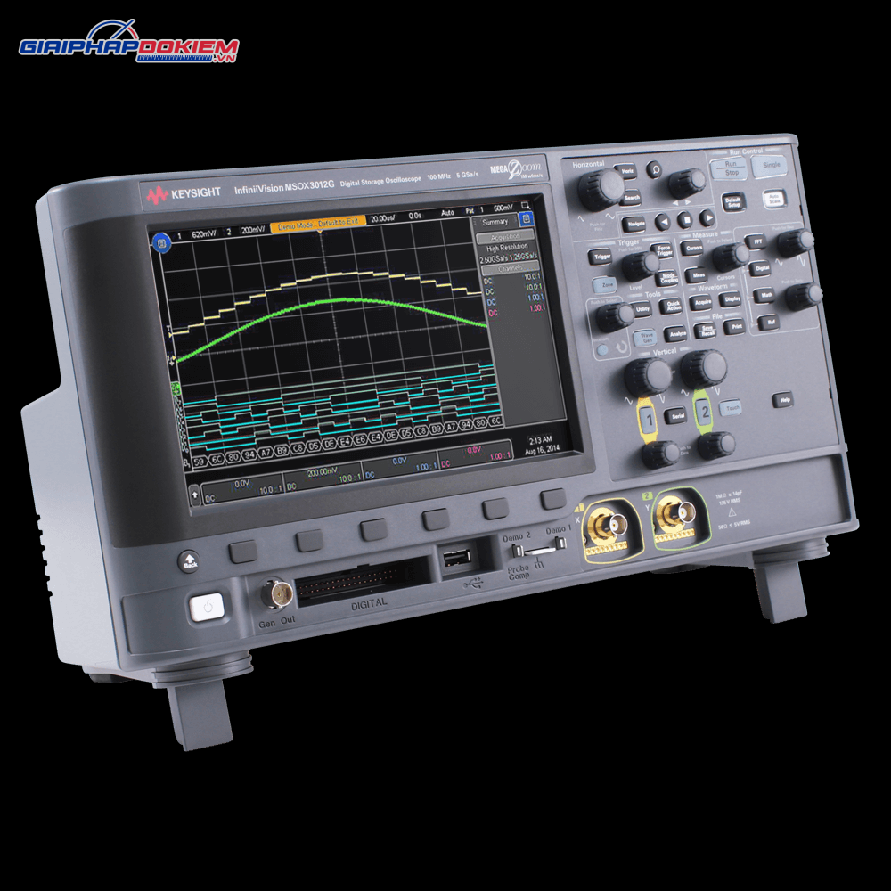 Máy hiện sóng số KEYSIGHT DSOX3012G (100 MHz; 5 GSa/s, 2CH) 4 Máy hiện sóng số KEYSIGHT DSOX3012G (100 MHz; 5 GSa/s, 2CH) - Ảnh 2