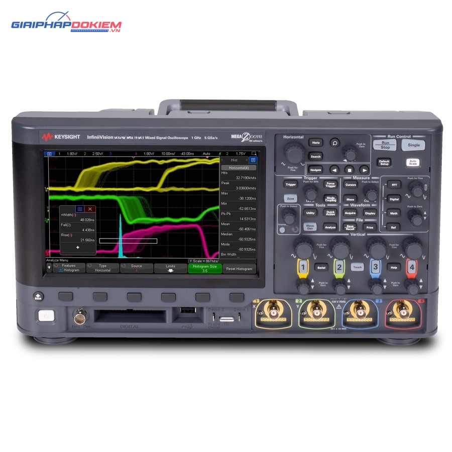 Máy hiện sóng số KEYSIGHT DSOX3054G (4-CH; 500MHz; w/ Wavegen) 7 Máy hiện sóng số KEYSIGHT DSOX3054G (4-CH; 500MHz; w/ Wavegen)